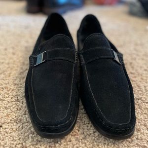 Saks Fifth Avenue black dress shoes size 9.5